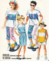 Vintage 1988 Boys Girls Summer Shorts Pullover Top Capri Pants Sew Pattern 8-10 - $9.99