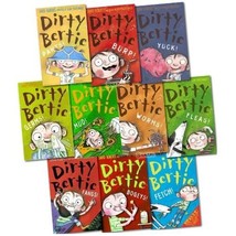 Dirty Bertie series Collection David Roberts 10 Books Gift Set Pack bundle (Boge - $53.00