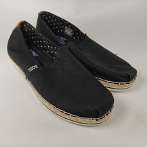 SKECHERS Bobs Breeze Womens Size 9.5 Shoe Black Canvas Slip On 32719 Esp... - £12.50 GBP
