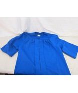 Jostens Inc. Royal Blue Graduation Gown Matte Finish 100% Polyester 110511 - £14.11 GBP