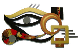 LARGE 52x29 Unique Contemporary Eye Wall Sculpture-home, office decor by Art69 - £355.87 GBP