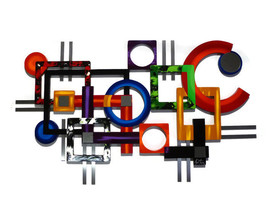 Your Total Distraction Wild Mo De Rn Ab St Ra Ct Art Geo Metric Wall Sculpture With Me - £353.63 GBP