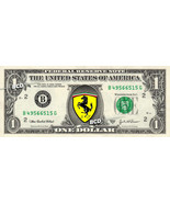 FERRARI logo on REAL Dollar Bill Collectible Cash Money Car auto - £5.31 GBP