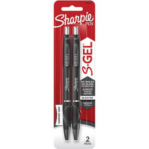Sharpie S-GEL Retractable Pen Medium 0.7mm (2pk) - Black - £16.57 GBP