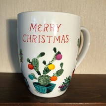 Eccolo Merry Christmas Cactus Mug 18 ounce Extra Large - £19.95 GBP