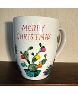 Eccolo Merry Christmas Cactus Mug 18 ounce Extra Large - £19.65 GBP