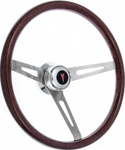1967-1968 Pontiac Dark Wood Steering Wheel Kit Arrowhead Polish Hub Firebird GTO - £311.34 GBP