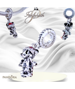 Pandora 2022 Disney Parks Merry Christmas Mickey Candy Cane Charm US SELLER - $51.48