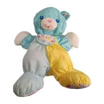 Hasbro Playskool Microban Gentle Touch Bear Rattle Soft Plush Nylon Fabr... - £11.93 GBP