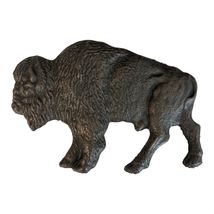 Vintage Cast Iron Buffalo Wall Hook Bison Rustic Western Wall Decor - $16.20