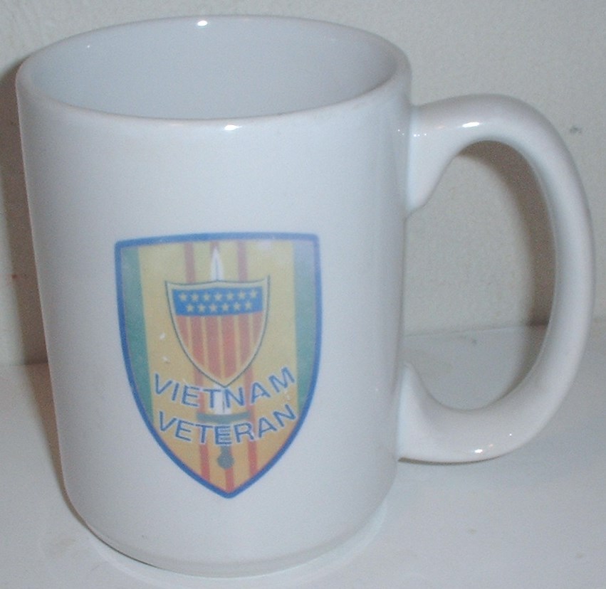 Primary image for ceramic coffee mug: US Army Vietnam Veteran, 1st Cavalry Division "Tower"