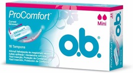 OB O.B. Pro Comfort Mini Tampon 16s -O.B.PRO Comfort Super tampons with Fluid-Lo - £18.37 GBP