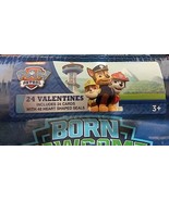 Paw Patrol Born Pawsome 24 Valentines Day Cards 48 Heart Shaped Seals Ma... - $21.52 CAD