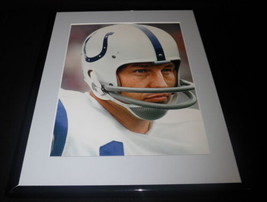 Johnny Unitas Framed 11x14 Photo Display Baltimore Colts D - £27.69 GBP