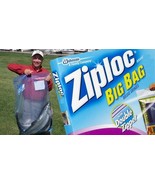 1 BIG 20 gallon JUMBO ZIPLOC XXL Clear Plastic BAG Large clothes storage... - $22.03