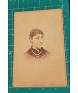 Antique Victorian Cabinet Card Pretty Lady Applegate Philidelphia Shaw E... - £11.02 GBP