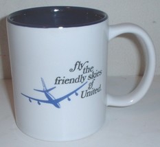 ceramic coffee mug: United Air Lines &quot;fly the friendly skies of United&quot; - £12.01 GBP