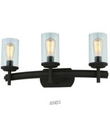 V.L.-Regina 3-Light 8 in. Antique Bronze Indoor Bathroom Vanity Mount or... - $2,292.16 MXN