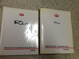 2002 KIA Rio Service Repair Shop repair Manual FACTORY W Electrical Wiring Book - £224.32 GBP