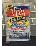 6 Pack Kleenex Viva Wet Scrub Strength Reusable Cleaning Scrub Cloths 19... - €13,56 EUR
