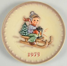 Hummel Annual Plate 1975 Ride Into Christmas   - $35.99