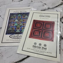 Stitchin Post Quilt Patterns Rising Stars Piney Woods Lot of 2  - $19.79