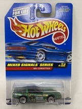 Hot Wheels 1998 #734 &#39;80S Corvette Mixed Signals Series Green - £7.98 GBP