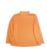 IZOD Mens Orange 1/4 Zip Pullover Long Sleeve Sweatshirt Material -Size ... - £12.87 GBP