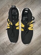 bebe Women&#39;s Leylan Sneaker, Black/Yellow, Size 8.5 - $24.00