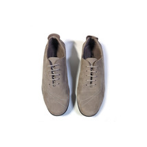 $450 ARCHE Shoes 38 Made in FRANCE Taupe Soft Nubuck Oxfords Comfort Size 7 - £120.98 GBP