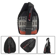 Brand New JDM TRD Black Backpack Molle Tactical Sling Chest Pack Shoulder Waist  - £23.53 GBP