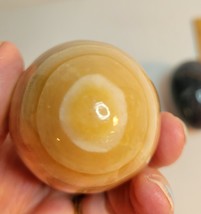 2 Polished Stone Decorative Eggs image 7