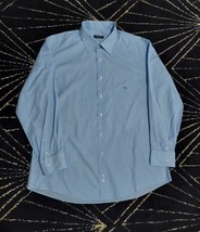 Burberry Light Bleu Color Casual Regular Fit Shirt Luxury Size XL - $79.80