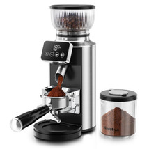 Burr Coffee Grinder Electric, 2 in 1 Stainless Steel Coffee Grinder Burr with Po - £374.42 GBP