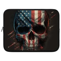 Skull HP 16&quot; Sleeve - USA Print Laptop Sleeve - Graphic Laptop Sleeve wi... - $38.65