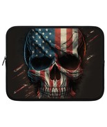 Skull HP 16&quot; Sleeve - USA Print Laptop Sleeve - Graphic Laptop Sleeve wi... - $734.61 MXN
