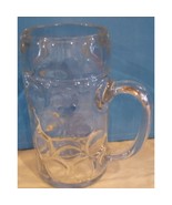 Beer Tankard Goblet Glass Oktoberfest 1 Liter Dimpled Mug Very Nice See ... - $256.41 MXN