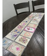 Antique Embossed Floral Birthday Postcards 1910 - 1920s  Lot of 37 In Di... - $49.49