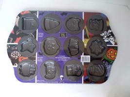 New VMI Halloween Cookie Sheet 12 Cavity Nonstick Candy Melting Sheet Baking Pan - £16.26 GBP