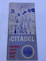 Vintage The Citadel Bulldogs 1969 Football Media Guide Press Booklet Photos - $34.64