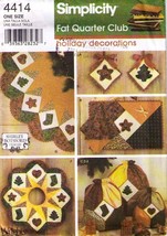 2005 HOLIDAY DECORATIONS  Pattern 4414-s  - UNCUT - $12.00