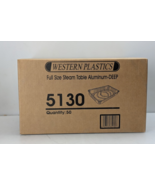 Pack of 50 Western Plastics Full Size Steam Table Aluminum Deep Pans Tra... - $1,319.61 MXN
