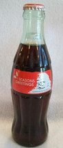 1991 Season&#39;s Greetings Santa Coke Bottle Coca-Cola - $4.99