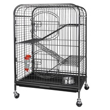 37 Ferret Home Pet Cage Small Animals Hutch With 2 Front Doors &amp; Tray - £81.61 GBP