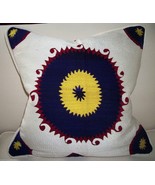 Vintage Suzani Bolinpush Pillow - $185.00
