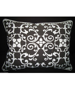 CHOCOLATE BROWN GARDEN GATE ACCENT PILLOW - £60.32 GBP