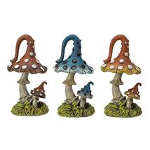 Pacific Giftware Magic Mushroom, Set of 3, Tabletop Figurines 5 Inches Tall - $39.58