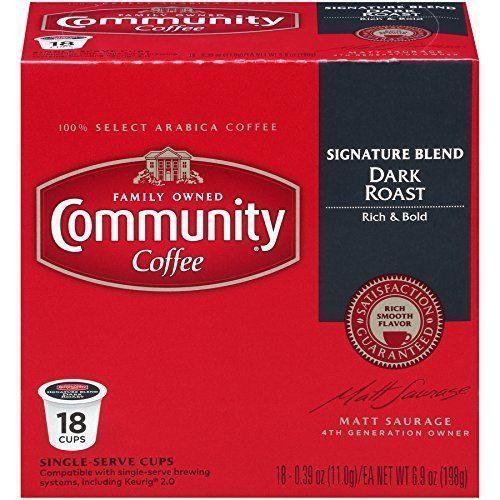 Community Coffee Signature Blend 18 to 144 Count Keurig Kcup Pods Pick Any Size  - $23.99 - $104.99