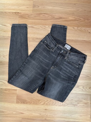 Daily Ritual Jeans Womens 26S High Rise Skinny Jeans Denim Stretch Gray - $30.74