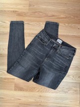 Daily Ritual Jeans Womens 26S High Rise Skinny Jeans Denim Stretch Gray - $30.74